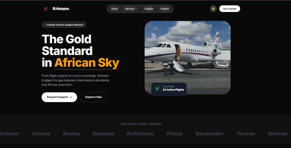 Krimson aviation redesign